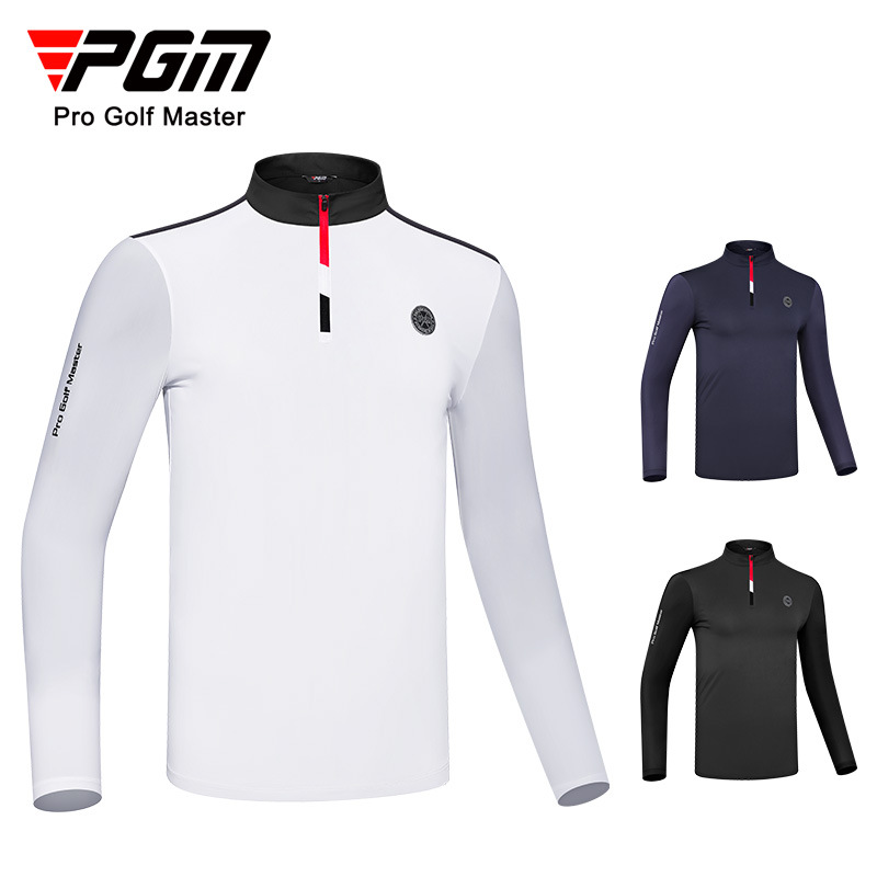 Golf Equipment Discount - PGM-Camiseta masculina de golfe de seda