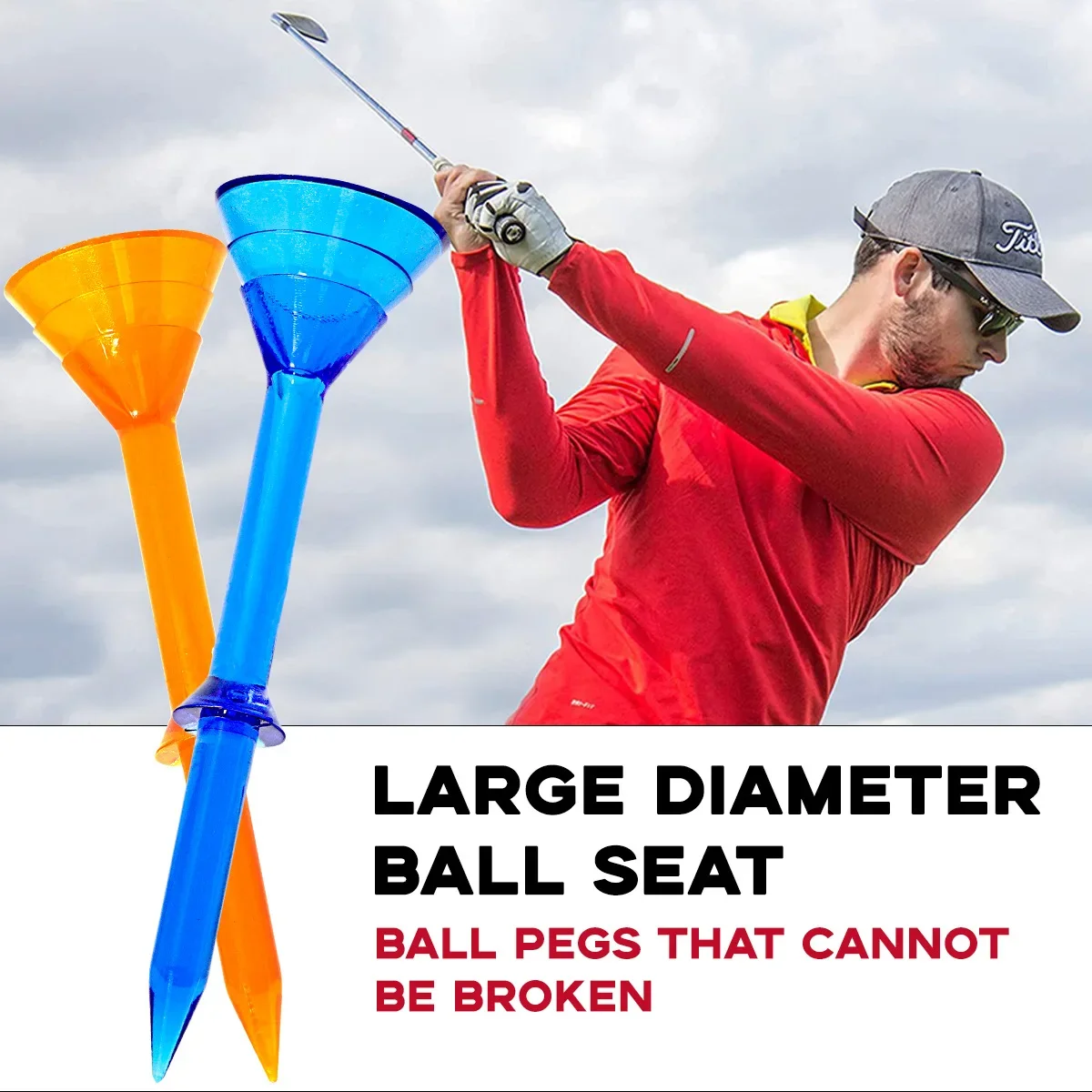 PGM 50pcs Tees de golfe cores  - Golf Ball Premium avaliação e preço