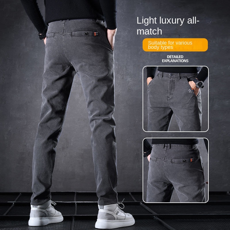 Calça jeans fina de luxo mascu - Golf Equipment Discount avaliação e preço