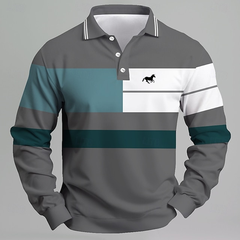 Camisa polo masculina listrada - Golf Equipment Discount avaliação e preço