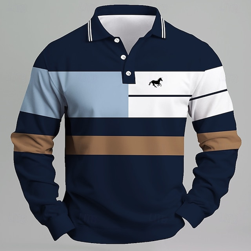 Camisa polo masculina listrada - Golf Equipment Discount avaliação e preço